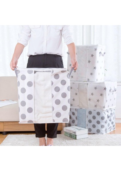 Saklama Çantaları Elbise Saklama Kutuları Katlanabilir Battaniye Saklama Kapları Kulplu Kutu Keten Saklama Dolabı Için Büyük Kapasiteli Organizatör Kutuları Giyim Yastıkları Battan (Yurt Dışından) modelleri