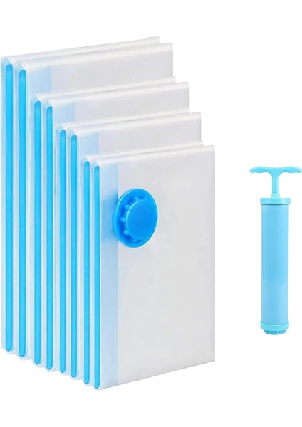 Giyim Için Vakumlu Mühürlü Torbalar Uzay Tasarruf Çantası Giysiler Için Vakumlu Saklama Torbaları Depolama Için Vakumlu Paketleme Torbaları Yatak Takımları Için Şeffaf Sıkıştırma P (Yurt Dışından)