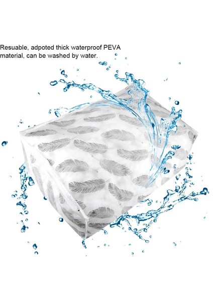 Giysi Yorgan Saklama Çantası 1 Adet Katlanabilir Giysi Saklama Çantası Battaniye Yorgan Kazak Organizatör Kutusu Kılıfı Seyahat Bagaj (Plume) (Yurt Dışından) fırsatları