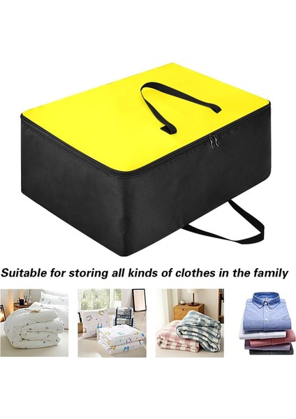 Kanarya Sarısı Saklama Torbaları Sağlam Fermuarlı Taşıma Kutuları Dolap Yorgan, Yastık, Yorgan Için Fermuarlı Saklama Çantası (Yurt Dışından) modelleri