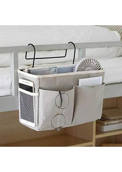 Ranza ve Hastane Yatakları Için Başucu Caddy / Başucu Saklama Çantası Asılı Organizatör, Yurt Odaları Yatak Rayları, Yerleştirilebilir Gözlükler, Kitaplar, Cep Telefonları, Anahtar (Yurt Dışından) fiyatları