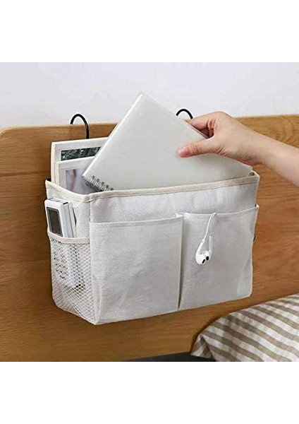 Ranza ve Hastane Yatakları Için Başucu Caddy / Başucu Saklama Çantası Asılı Organizatör, Yurt Odaları Yatak Rayları, Yerleştirilebilir Gözlükler, Kitaplar, Cep Telefonları, Anahtar (Yurt Dışından) modelleri