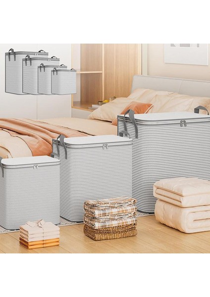 Güçlendirilmiş Saplı Ağır Hizmet Saklama Çantası Giysiler Için Ekstra Büyük Saklama Çantası Katlanabilir Çanta Yerden Tasarruf Için Çift Fermuarlı Seyahat Saklama Çantası Büyük Sak (Yurt Dışından) fiyatları