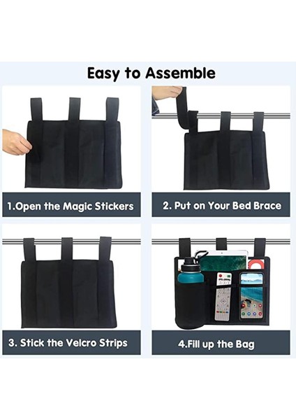 Başucu Saklama Çantası, Komidin Caddy Yurt Odaları Yatak Rayları, Koltuk Kanepe Caddy Kanepe Kol Dayama Çantası, Çoklu Cepler Ranza ve Hastane Yatakları Için Başucu Asılı Organizat (Yurt Dışından) fırsatları