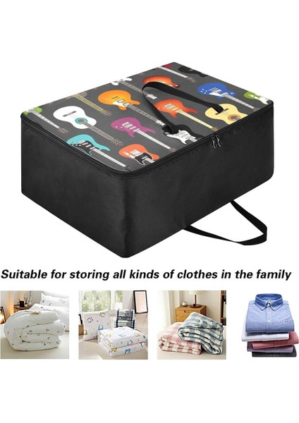 Gitar Saklama Torbaları ile Müzik Deseni Taşıma Için Sağlam Fermuar Fermuarlı Saklama Çantası ile Saklama Kutularını Taşıma (Yurt Dışından) modelleri