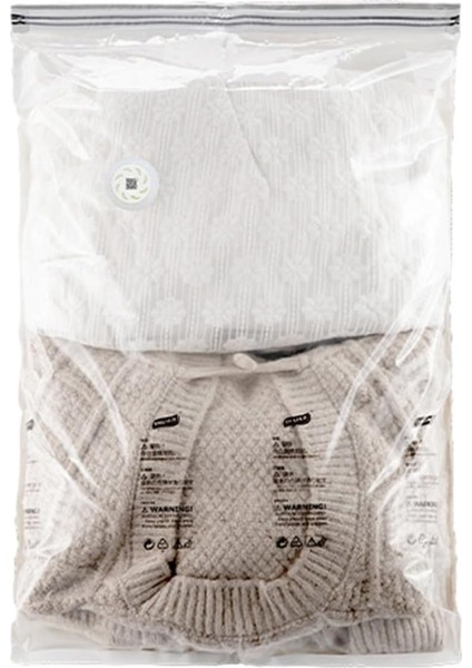 Vakumlu Saklama Torbaları Uzay Tasarruflu Sıkıştırma Torbası Toz Geçirmez, Neme Dalı, Şeffaf Saklama Torbaları Yorgan, Battaniye, Yatak Takımları, Giysiler Için Sıkıştırılmış (Yurt Dışından)