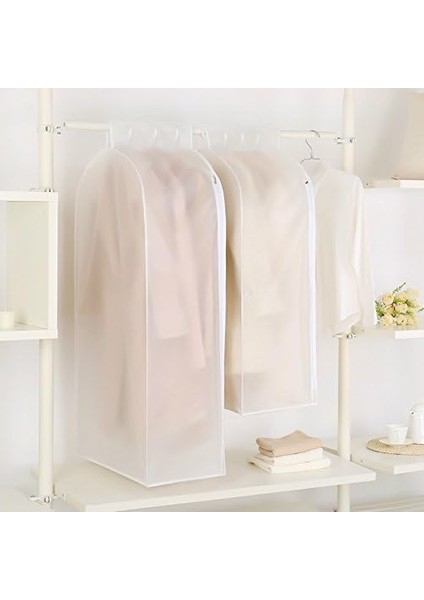 3D Fermuar Toz Elbise Kapak Su Geçirmez Giysi Saklama Dolap Takım Elbise Çanta Dolap Askıları Durumda Giyim Kapak Toz Torbası Asılı Organizatör (Yurt Dışından) fiyatları