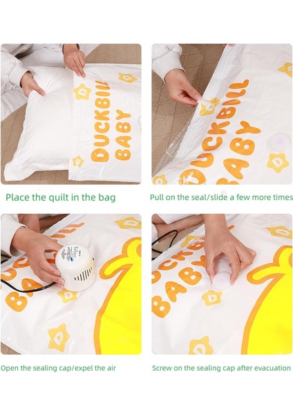 Sıkıştırma Torbası, Saklama Torbası, Vakum Sıkıştırma Torbası, Ekstra Büyük Kalınlaştırılmış Yorgan, Giyim, Ev Tipi Vakum Torbası, Sıkıştırma Torbası (6 Paket), El Pompası (Yurt Dışından) fırsatları