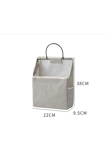Kumaş Duvar Asılı Depolama Caddy Çanta Yatak Odası Banyo Mutfak Için Kapı Kese Organizatör Üzerinde, Gri Izgara (Yurt Dışından) modelleri