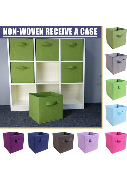 Katlanır Depolama Kutusu Küp Çift Kulplu Düzenleme Için Katlanabilir Kumaş Saklama Sepetleri Yatak Altı Organizatörleri Için Set Seyahat Büyük Kapasiteli Giyim Organizasyon Çantala (Yurt Dışından) modelleri