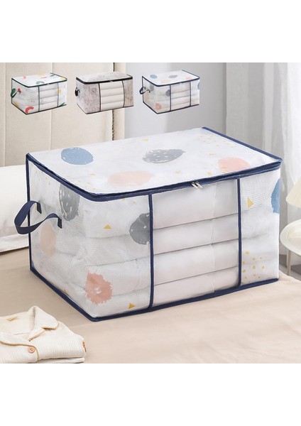 Yorgan Saklama Çantası D-Ust Geçirmez Nem Geçirmez Sezon Dışı Elbise Kazak Battaniye Online Alışveriş Organizatör Kutusu Günlük Kullanım Saklama Kesesi Ev (Yurt Dışından)