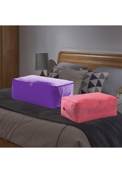 Katlanabilir Yorgan Saklama Çantası Kıyafet Saklama Çantası 2 Yönlü Fermuarlı Yorgan Saklama Çantası Battaniyeler Için Yerden Tasarruflu Hareketli Çanta Giyim Daha Fazla Lacivert L (Yurt Dışından) fiyatları