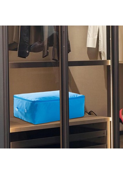 Doldurulmuş Hayvan Saklama Çantası Yorgan Organizatör Çantası 2 Yönlü Fermuarlı Yorgan Saklama Çantası Battaniyeler Için Yerden Tasarruflu Hareketli Çanta Giyim Daha Fazla Mavi Xl (Yurt Dışından) fiyatları