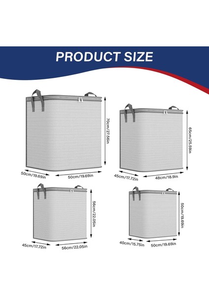 Güçlendirilmiş Saplı Ağır Hizmet Depolama Giysiler Için Ekstra Büyük Saklama Torbaları Yorgan Saklama Çantası Battaniye Fermuarlı Saklama Torbaları Uzay Için Kalınlaştırılmış Çift (Yurt Dışından) fiyatları