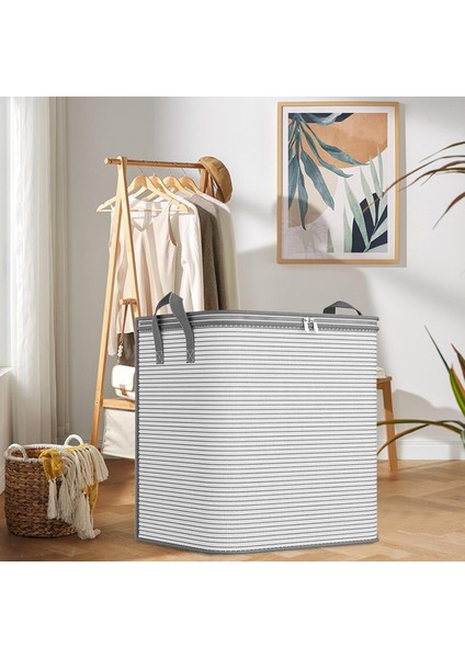 Güçlendirilmiş Saplı Ağır Hizmet Depolama Giysiler Için Ekstra Büyük Saklama Torbaları Yorgan Saklama Çantası Battaniye Fermuarlı Saklama Torbaları Uzay Için Kalınlaştırılmış Çift (Yurt Dışından) fırsatları