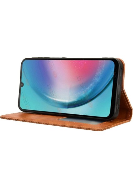 Samsung Galaxy C55 5g Cüzdan Manyetik Kapatma Pu Deri Kılıf (Yurt Dışından)