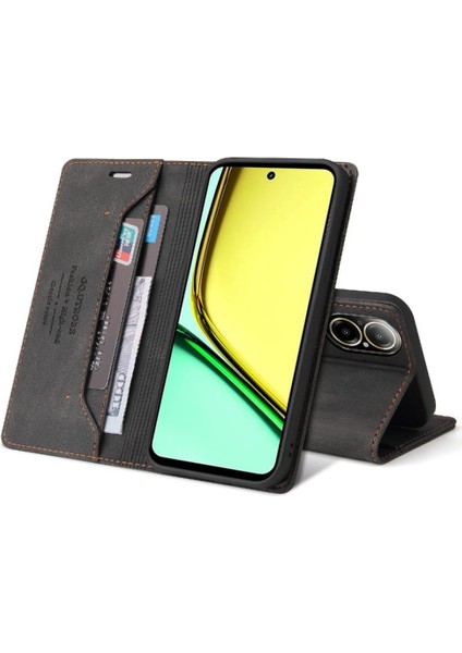 Realme C67 4g Iki Kart Yuvaları Kickstand Premium Deri Için Flip Case (Yurt Dışından) indirimleri