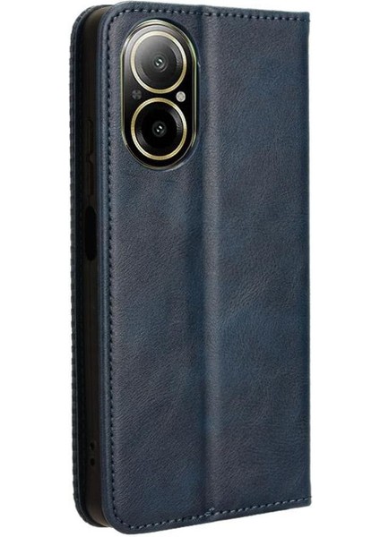 Realme 12 Lite 4g Cüzdan Pu Deri Manyetik Kapatma Için Kılıf (Yurt Dışından)