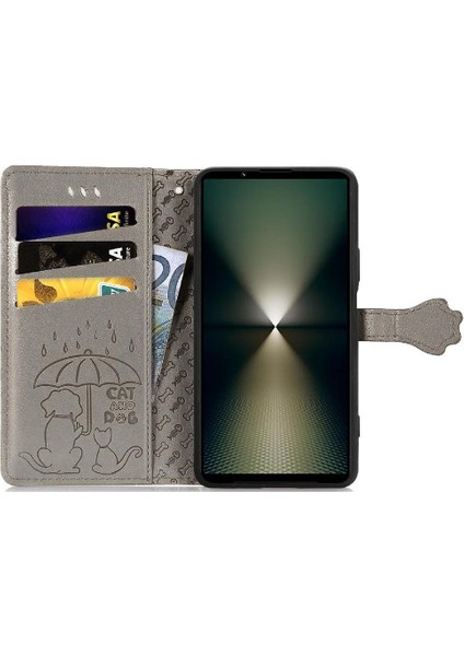Sony Xperia 1 Vı Karikatür Hayvanlar Için Flip Case Deri Kılıf Kapak Çevirin (Yurt Dışından) modelleri