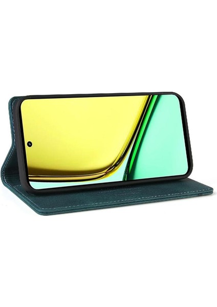 Realme C67 4g Iki Kart Yuvaları Kickstand Premium Deri Için Flip Case (Yurt Dışından) fırsatları