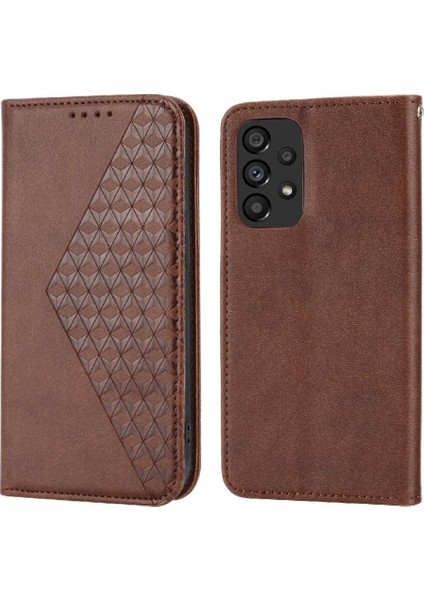 Samsung Galaxy A33 5g Günlük Kullanım Için Flip Case Eşkenar Dörtgen Şekli El Kayışı (Yurt Dışından)