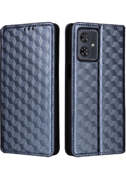 Motorola Moto G54 5g Pu Deri Kart Yuvaları Tutucu Manyetik 3D (Yurt Dışından)