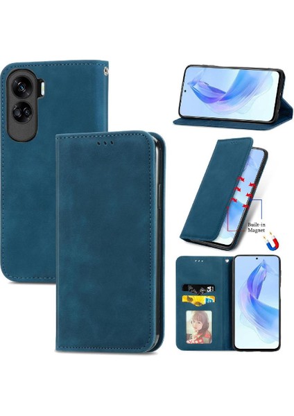 Onur 90 Lite Için Flip Case Basit Iş Deri Kılıf Darbeye Çevir (Yurt Dışından)