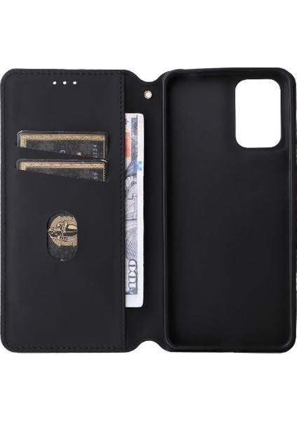 Motorola Moto G04S 3D Desen Kart Yuvaları Tutucu Cüzdan Pu (Yurt Dışından)