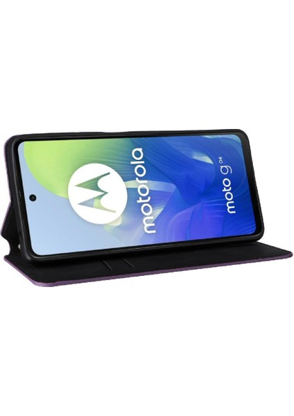 Motorola Moto G04S 3D Desen Kart Yuvaları Tutucu Cüzdan Pu (Yurt Dışından)