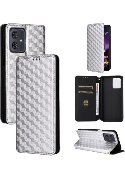 Motorola Moto G54 5g Pu Deri Kart Yuvaları Tutucu Manyetik 3D (Yurt Dışından) modelleri