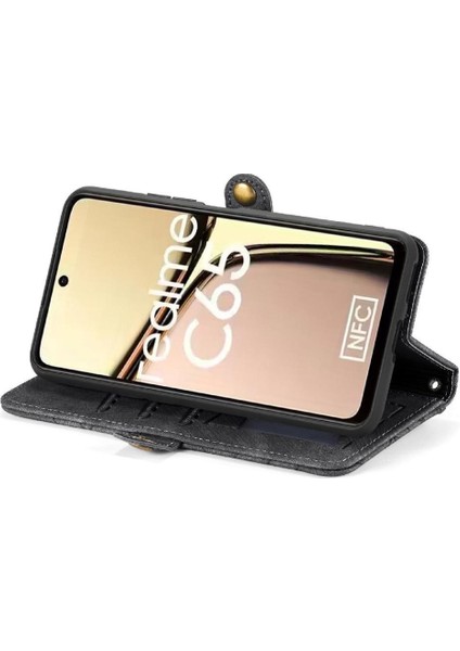 Realme C65 Flip Kapak Kılıf Için Flip Case Basit Iş Cüzdan (Yurt Dışından) fiyatları