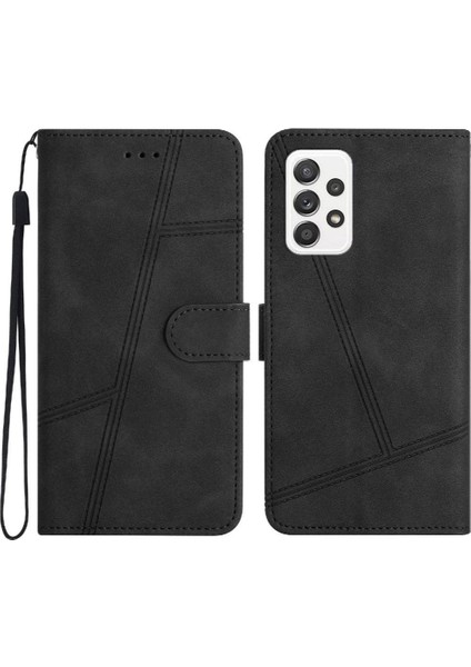 Samsung Galaxy A32 4g Için Flip Case Cüzdan Pu Deri Flip Folio Bilek (Yurt Dışından)