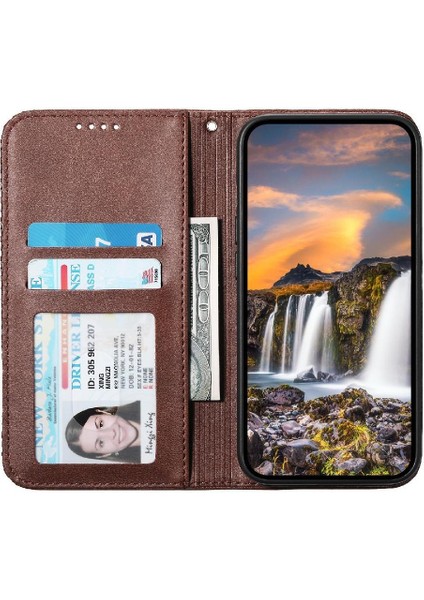 IPhone 13 Için Flip Case Mini Eşkenar Dörtgen Şekli Standı El Kayışı Cüzdan Günlük (Yurt Dışından)