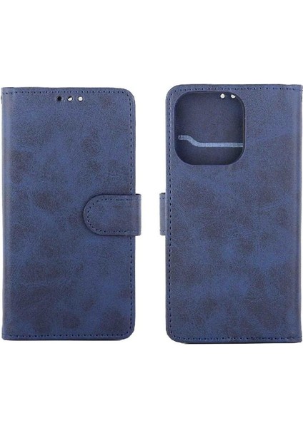 IPhone 14 Için Filp Durumda Pro Tam Koruma Kartı Tutucu Kickstand Pu (Yurt Dışından)