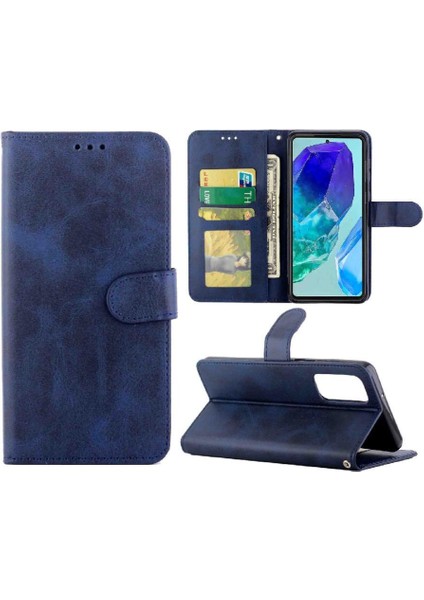 YH Mall Samsung Galaxy M55 Kart Tutucu Tam Koruma Kickstand Pu Için Filp Durumda (Yurt Dışından)