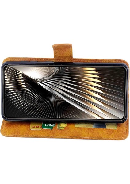 Samsung Galaxy M55 Kart Tutucu Tam Koruma Kickstand Pu Için Filp Durumda (Yurt Dışından)