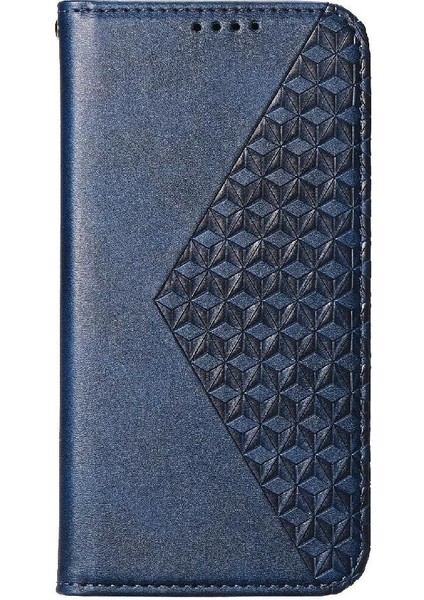 Samsung Galaxy M55 Günlük Kullanım Için Flip Case Standı Cüzdan El Kayışı Eşkenar Dörtgen (Yurt Dışından)