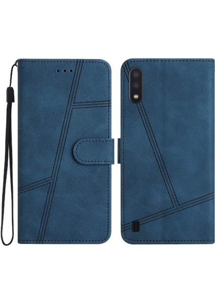 Samsung Galaxy A10 Için Flip CASE/M10 Kart Yuvaları Tutucu Manyetik Tam Kapak (Yurt Dışından)