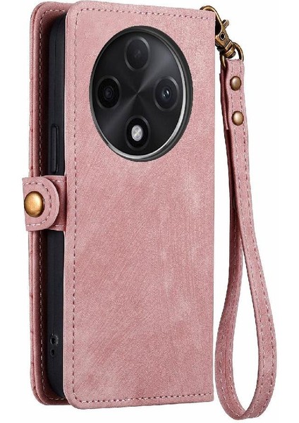 Oppo A3 Pro Için Flip Case Deri Kılıf Cüzdan Kapak Çevirin Darbeye (Yurt Dışından)