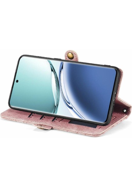 Oppo A3 Pro Için Flip Case Deri Kılıf Cüzdan Kapak Çevirin Darbeye (Yurt Dışından)