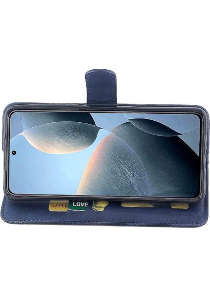 Xiaomi Poco X6 Pro Için Filp Durumda Tam Koruma Kartı Tutucu Kickstand Pu (Yurt Dışından) fırsatları