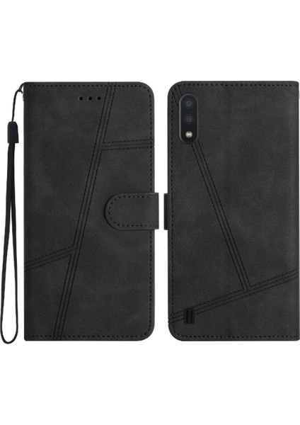 Samsung Galaxy A10 Için Flip CASE/M10 Kart Yuvaları Tutucu Manyetik Tam Kapak (Yurt Dışından)