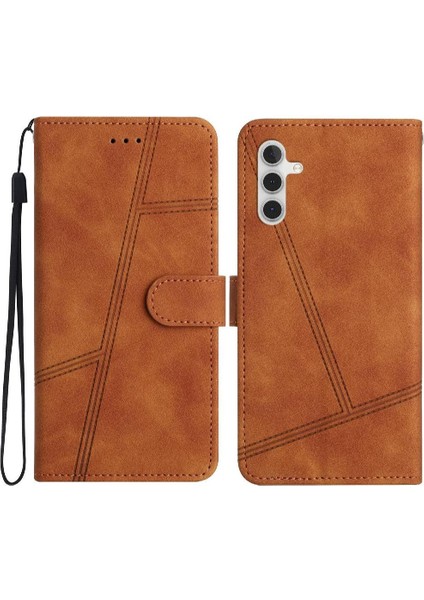 Samsung Galaxy A04S Için Flip Case Kart Yuvaları Tutucu Manyetik Tam Kapak Pu (Yurt Dışından)