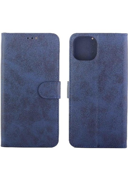 IPhone 14 Için Filp Durumda Artı Manyetik Kapatma Tam Koruma Kartı Tutucu (Yurt Dışından)