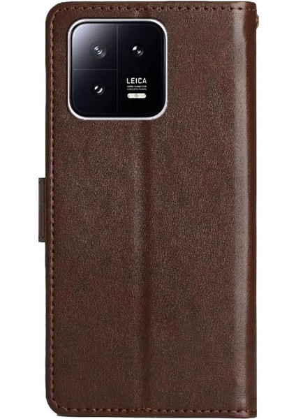 Xiaomi 13T Için Filp DURUMDA/13T Pro Kickstand Manyetik Kapatma Bilek Kayışı Pu (Yurt Dışından) fırsatları