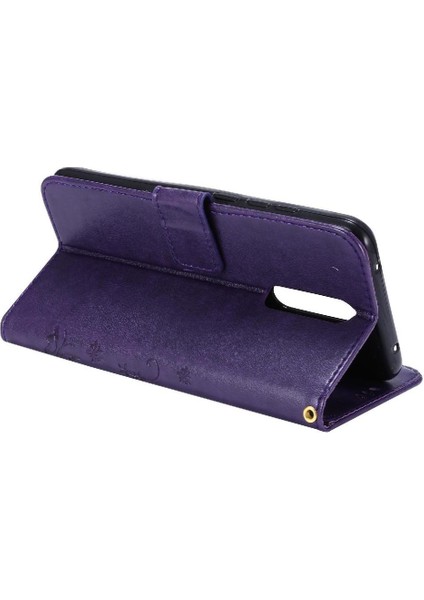 Xiaomi Redmi Için 8A Pu Deri Kickstand Durumda Kart Tutucu Bilek Kayışı (Yurt Dışından) indirimleri