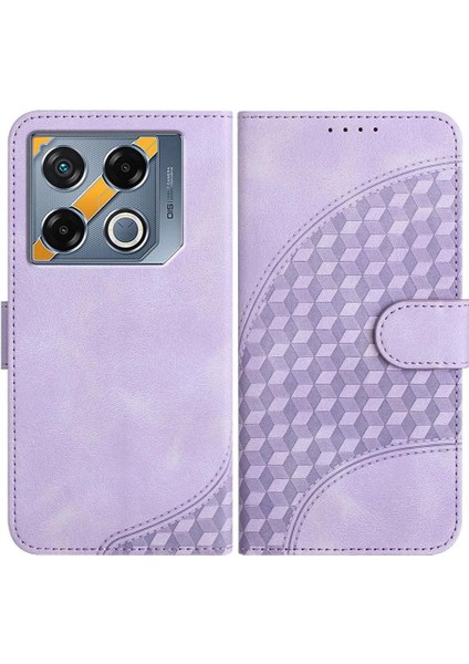 YH Mall Infinix Gt 20 Pro Flip Iş Için Flip Case Geometrik Desen Pu Deri (Yurt Dışından)