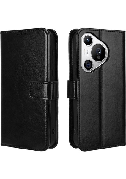 Huawei Pura 70 Için Kılıf Cüzdan Kart Tutucu Kapak Çevirin Manyetik (Yurt Dışından)