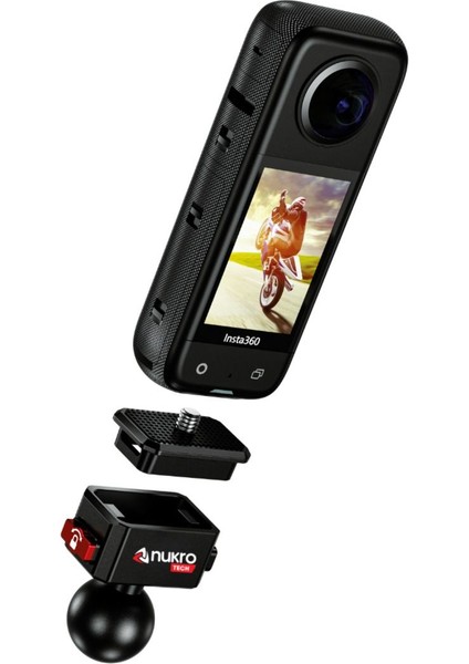 Kelepçe Bağlantılı 360 Aksiyon Kamera Tutucu Tak Çıkar Başlıklı fırsatları