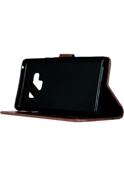 Samsung Galaxy Not 9 Bilek Kayışı Için Filp Durumda Kart Tutucu Kickstand Pu (Yurt Dışından) modelleri